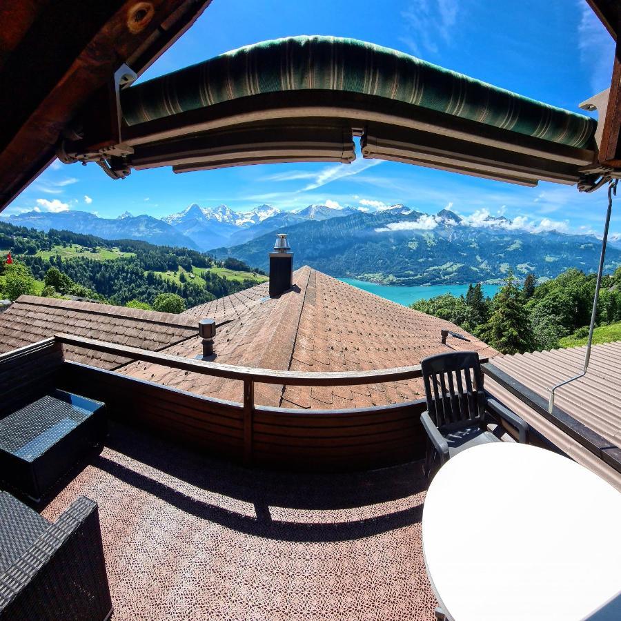 Chalet Lilo 2 Zimmer Top Mountain View Beatenberg Eksteriør bilde